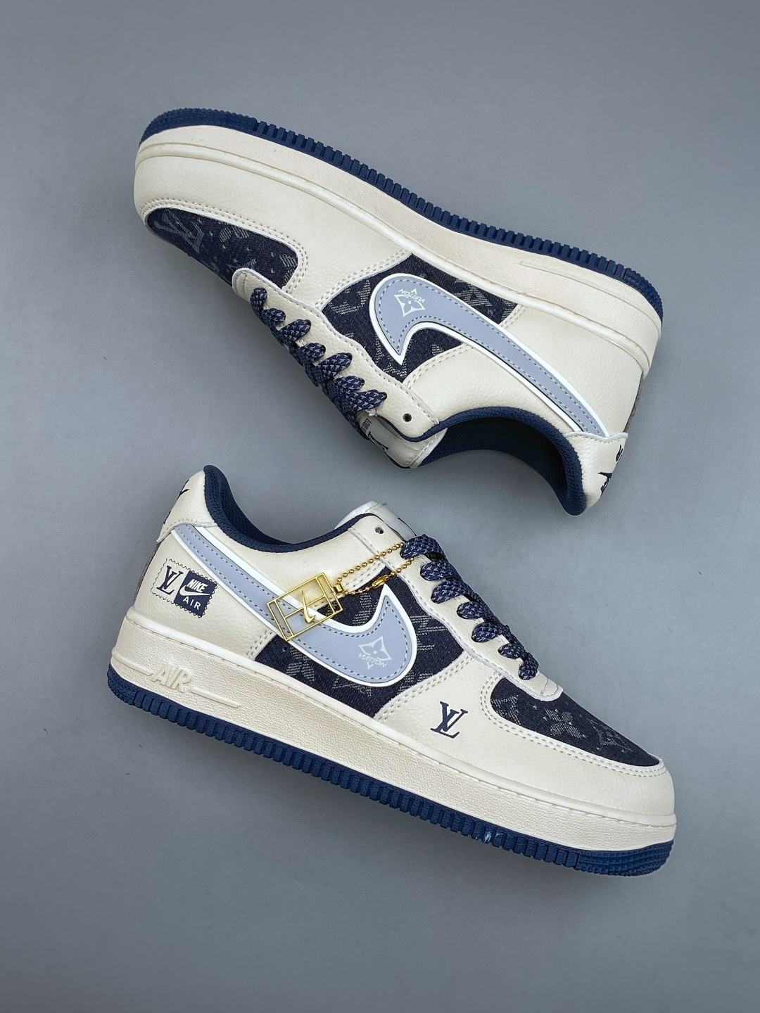 Nike Air Force 1 Low x LV Men & Women Flat Sole Board Sports Casual Sneakers