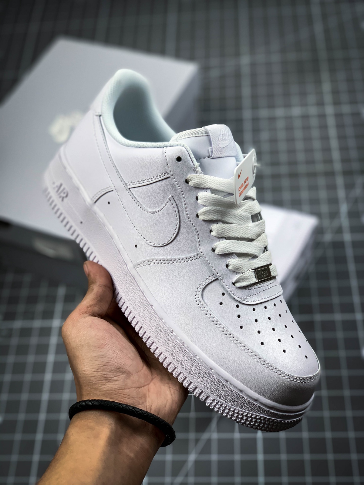 Nike Air Force 1 Men & Women White Sneakers Classic Flat Sole Sports Casual Shoes