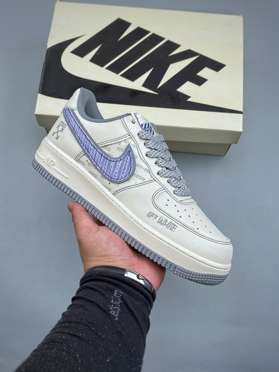 Nike Air Force 1 Low x Off-White Men & Women Flat Sole Board Sports Casual Sneakers