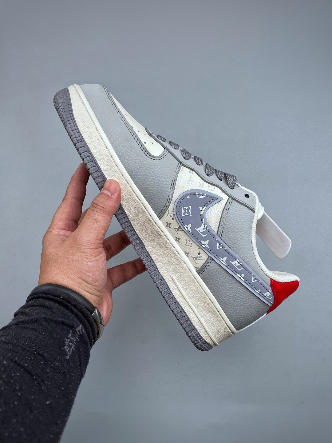 Nike Air Force 1 Low x LV x Supreme Men & Women Flat Sole Board Sports Casual Sneakers