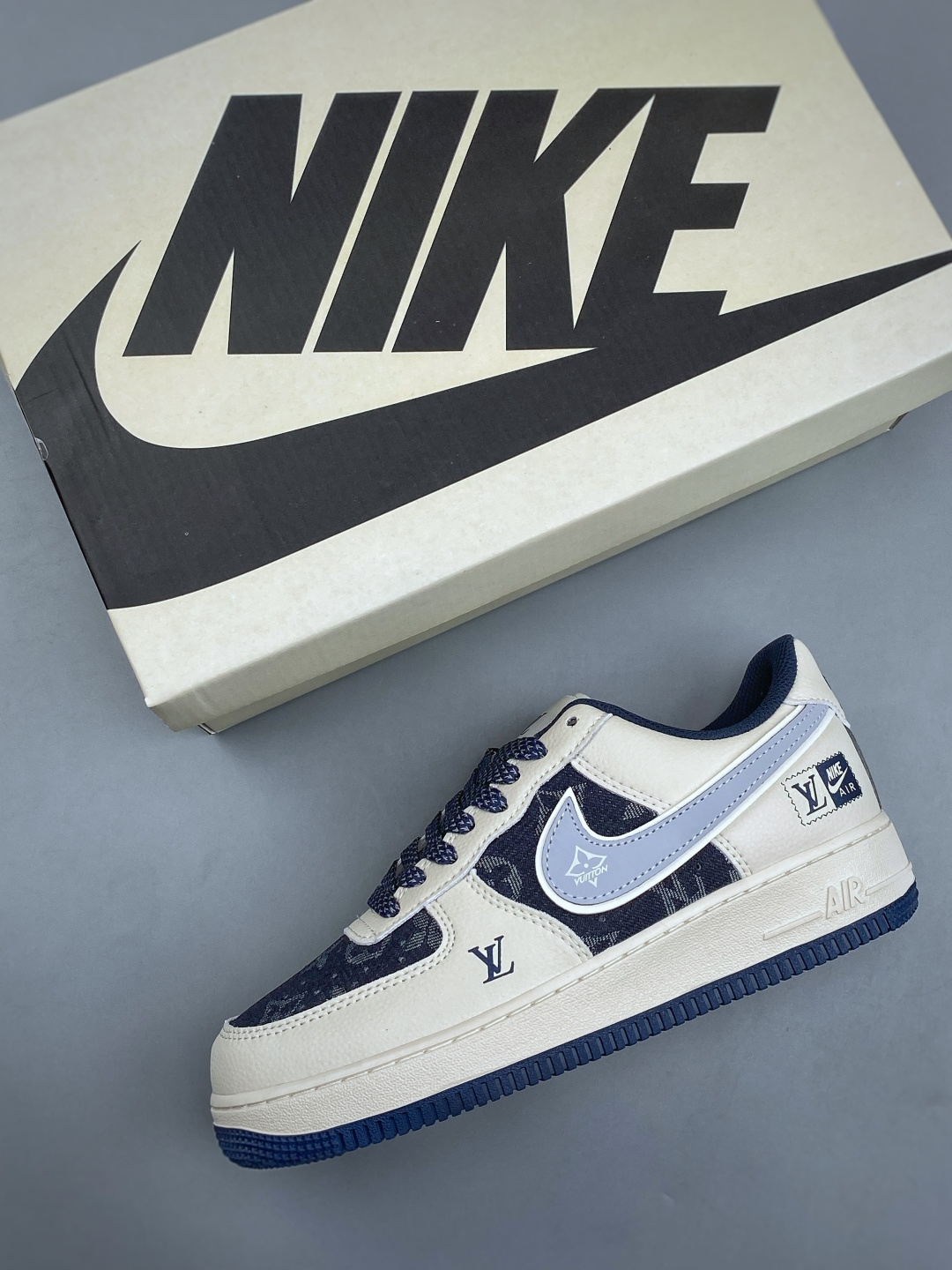 Nike Air Force 1 Low x LV Men & Women Flat Sole Board Sports Casual Sneakers