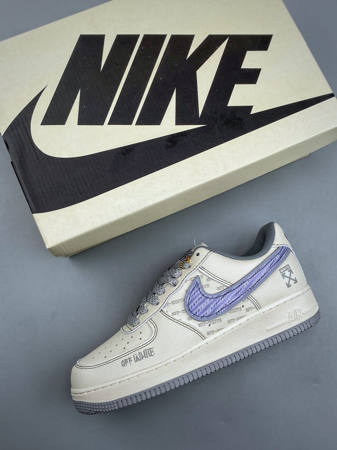 Nike Air Force 1 Low x Off-White Men & Women Flat Sole Board Sports Casual Sneakers