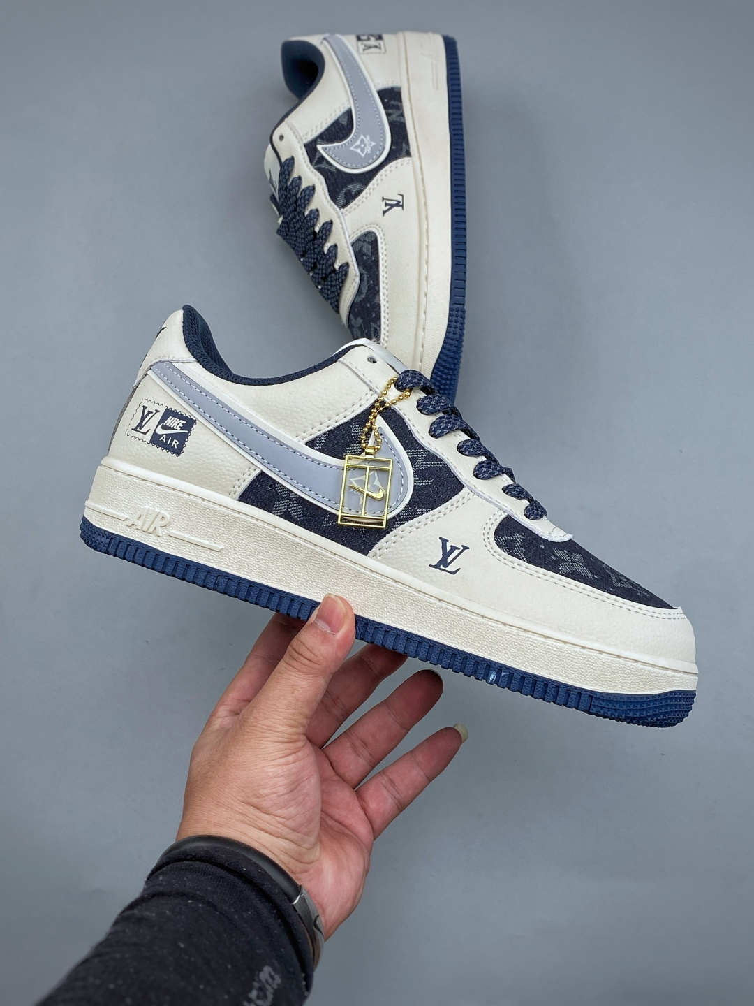 Nike Air Force 1 Low x LV Men & Women Flat Sole Board Sports Casual Sneakers